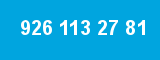 926 113 27 81